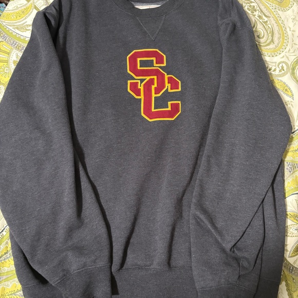 USC Trojans Team Grey Unisex Crew Neck - Picture 5 of 5